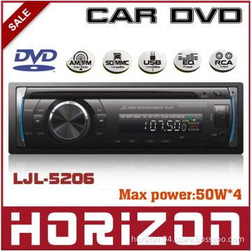 1DIN Car DVD Player Ljl - 5206 VCD CD MP4 MP3 18 FM Stations Infrared Remote Control Video Output